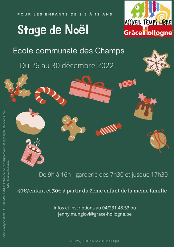 Stage de Noël folder